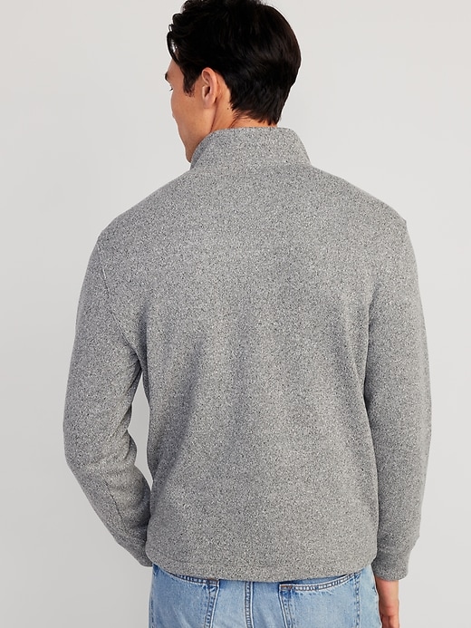 Image number 5 showing, Sweater-Knit Quarter Zip