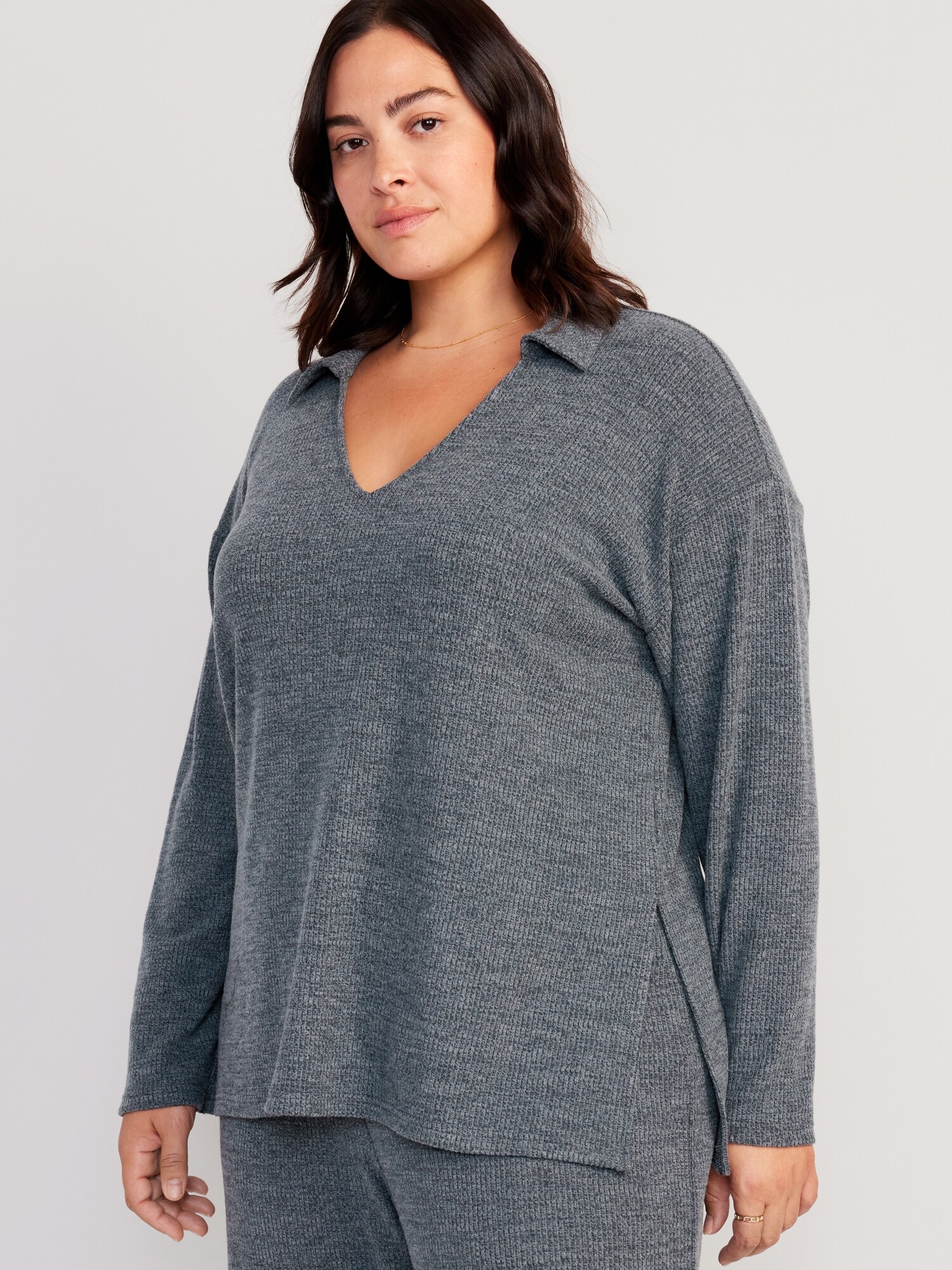 Rib-Knit Lounge Sweater | Old Navy