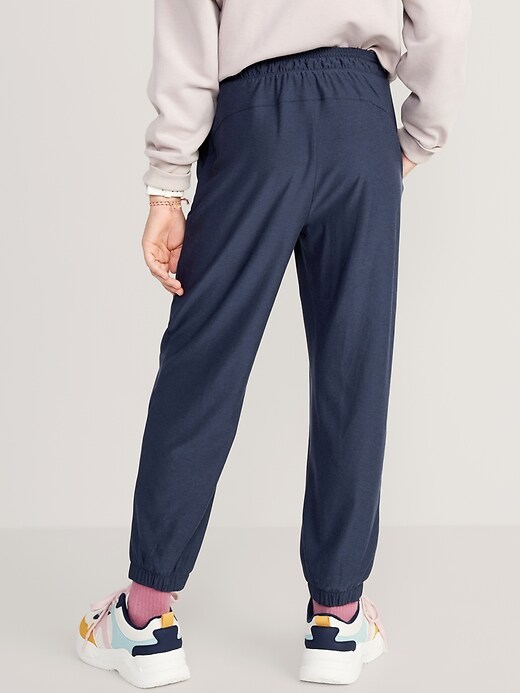 Cloud Girls Go-Dry Jogger Pants for High-Waisted Navy | 94 Soft Old