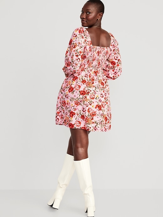 Image number 5 showing, Fit & Flare Long-Sleeve Mini Dress