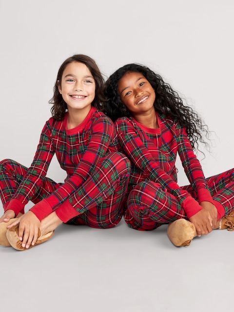 Gender-Neutral Printed Snug-Fit Pajama Set for Kids
