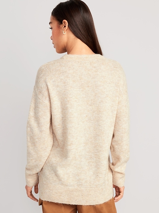 Image number 2 showing, Crew-Neck Tunic Sweater