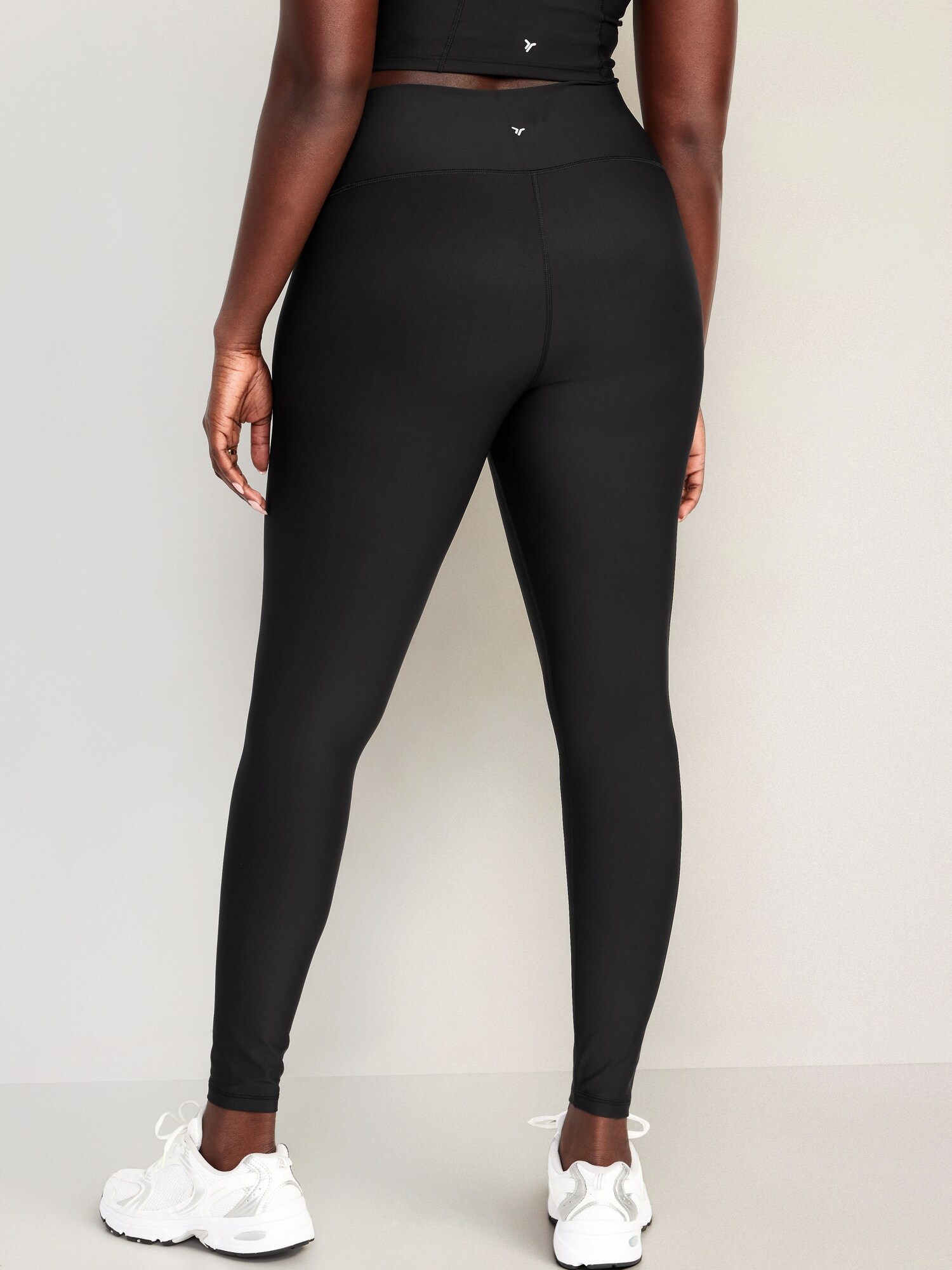 Женские леггинсы Old Navy High-Waisted PowerSoft Full-Length, цвет: Чёрный — фото 5