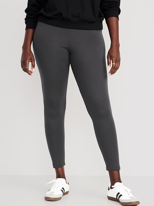 Image number 5 showing, High Waisted Fleece-Lined Leggings for Women