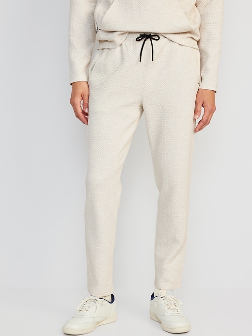 Image number 1 showing, Textured Dynamic Fleece Tapered Sweatpants
