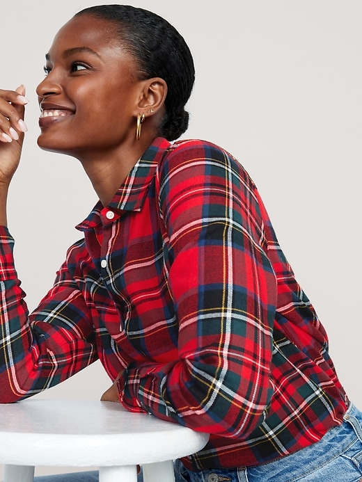Image number 4 showing, Relaxed Classic Flannel Shirt