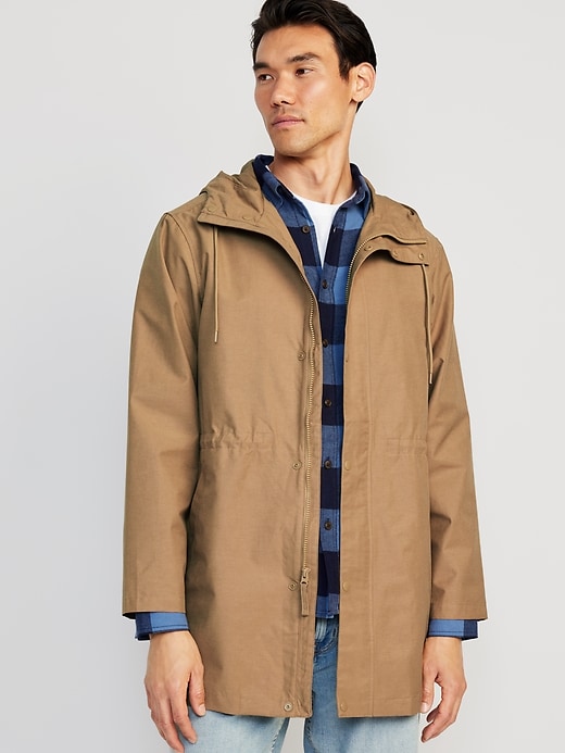 View large product image 1 of 3. Tech Hooded Shell Parka