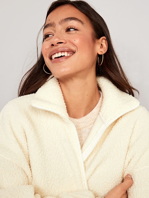 Image number 3 showing, Oversized Sherpa Full Zip