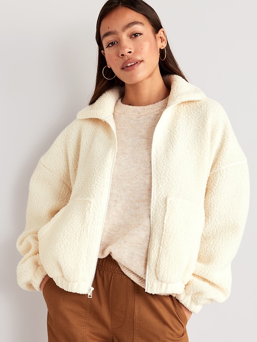 Image number 1 showing, Oversized Sherpa Full Zip