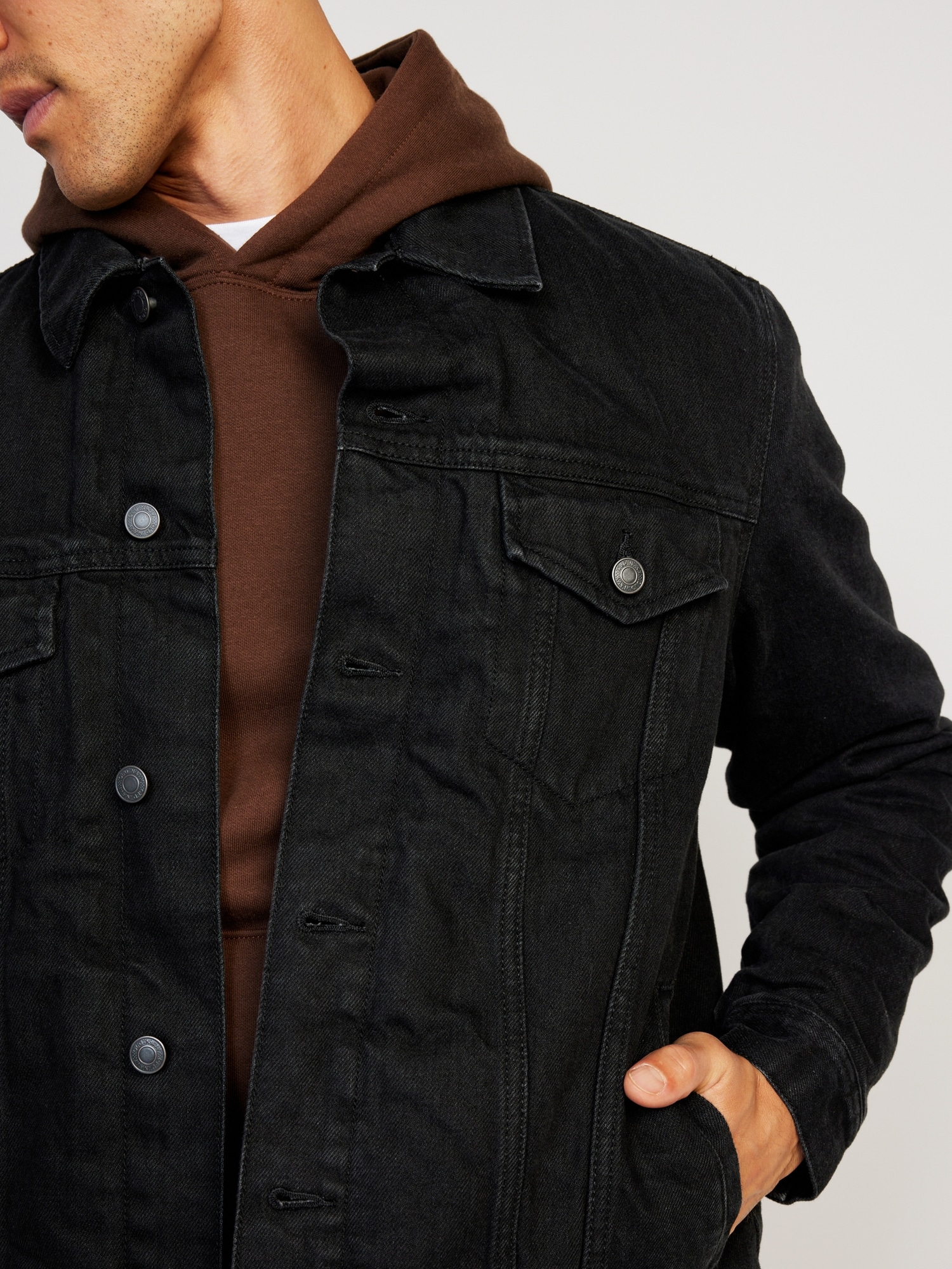 Buy Black Jackets & Coats for Men by SmileyWorld Online | Ajio.com
