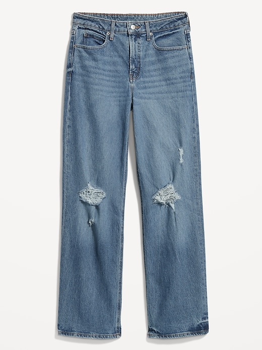 Image number 4 showing, Extra High-Waisted Wide-Leg Jeans