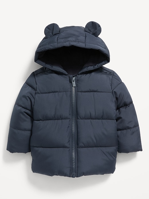 View large product image 1 of 2. Unisex Water-Resistant Frost Free Critter Puffer Jacket for Baby
