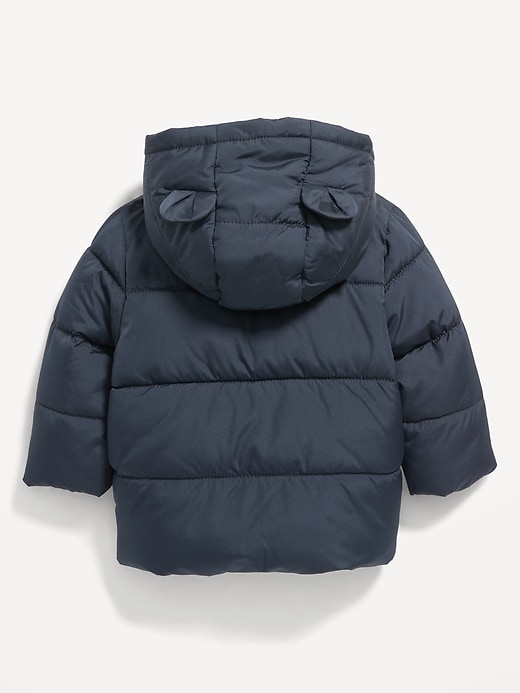 View large product image 2 of 2. Unisex Water-Resistant Frost Free Critter Puffer Jacket for Baby