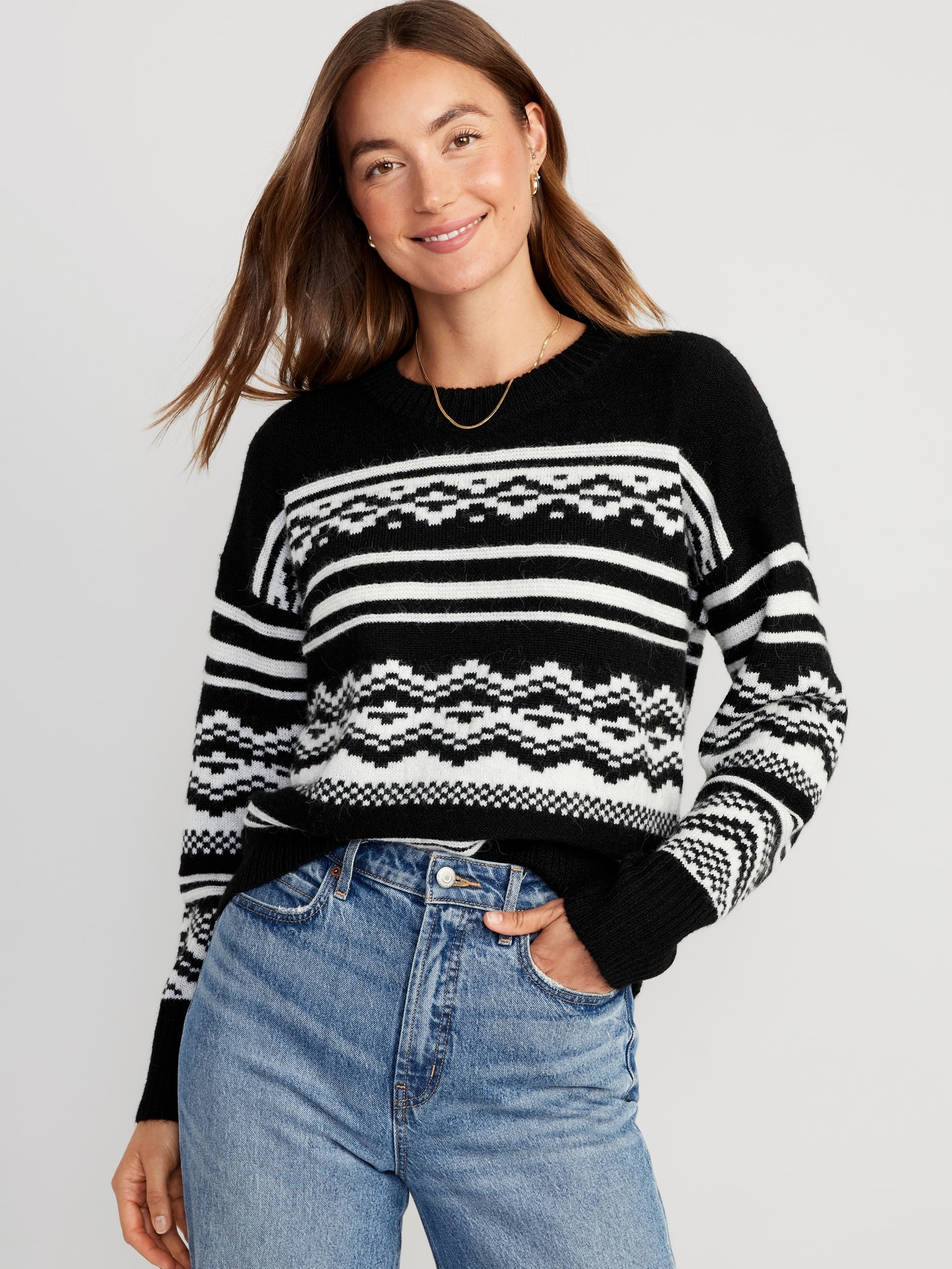 Cozy Fair Isle Sweater