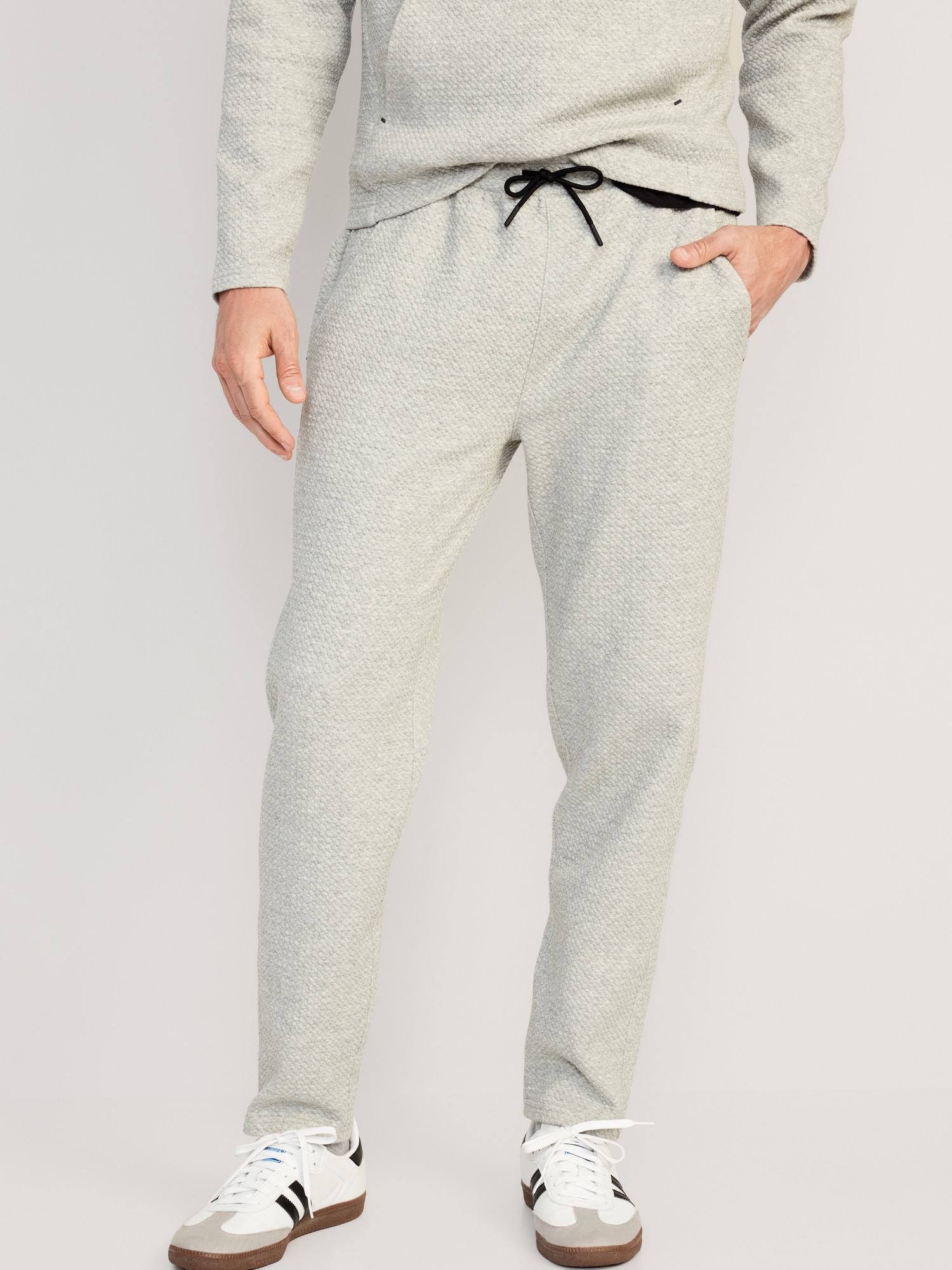 Textured Dynamic Fleece Tapered Sweatpants