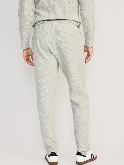 View large product image 2 of 3. Textured Dynamic Fleece Tapered Sweatpants