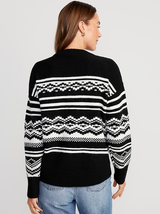Image number 2 showing, Cozy Fair Isle Sweater