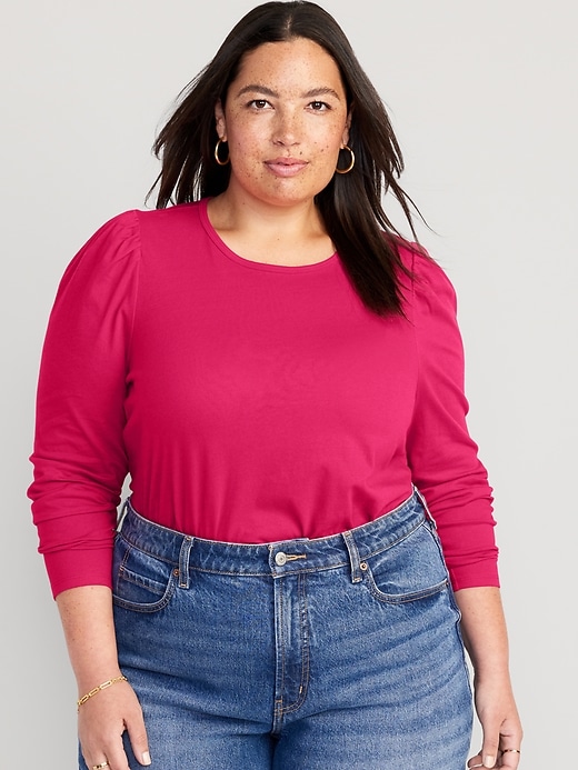 Image number 7 showing, EveryWear Puff-Sleeve Top