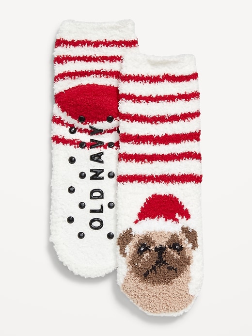 View large product image 1 of 1. Gender-Neutral Printed Cozy Socks for Kids