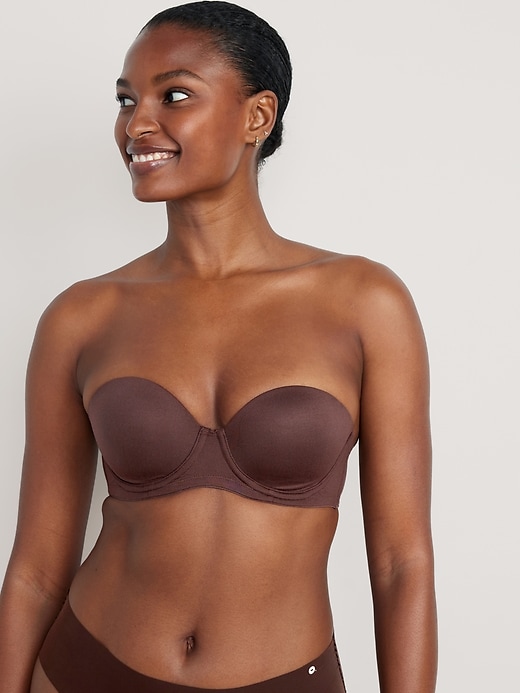 View large product image 1 of 6. Low-Coverage Convertible Strapless Underwire Bra