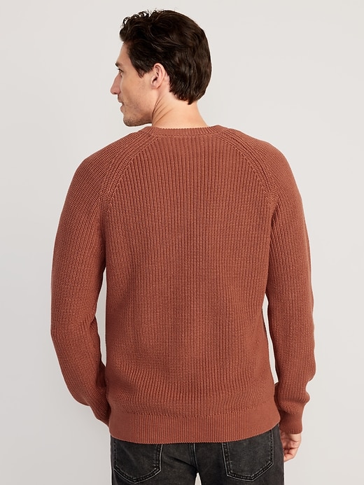 Image number 2 showing, Crew-Neck Shaker-Stitch Sweater