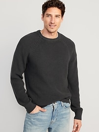 Vero moda shaker stitch best sale crewneck sweater