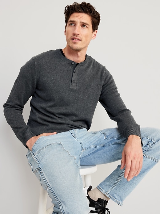 Image number 6 showing, Henley Sweater