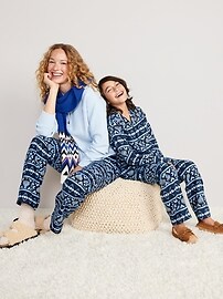 View large product image 4 of 4. Gender-Neutral Graphic Snug-Fit Pajama Set for Kids