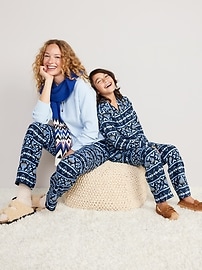 View large product image 3 of 3. Matching Unisex Printed Snug-Fit Pajama Set for Toddler & Baby