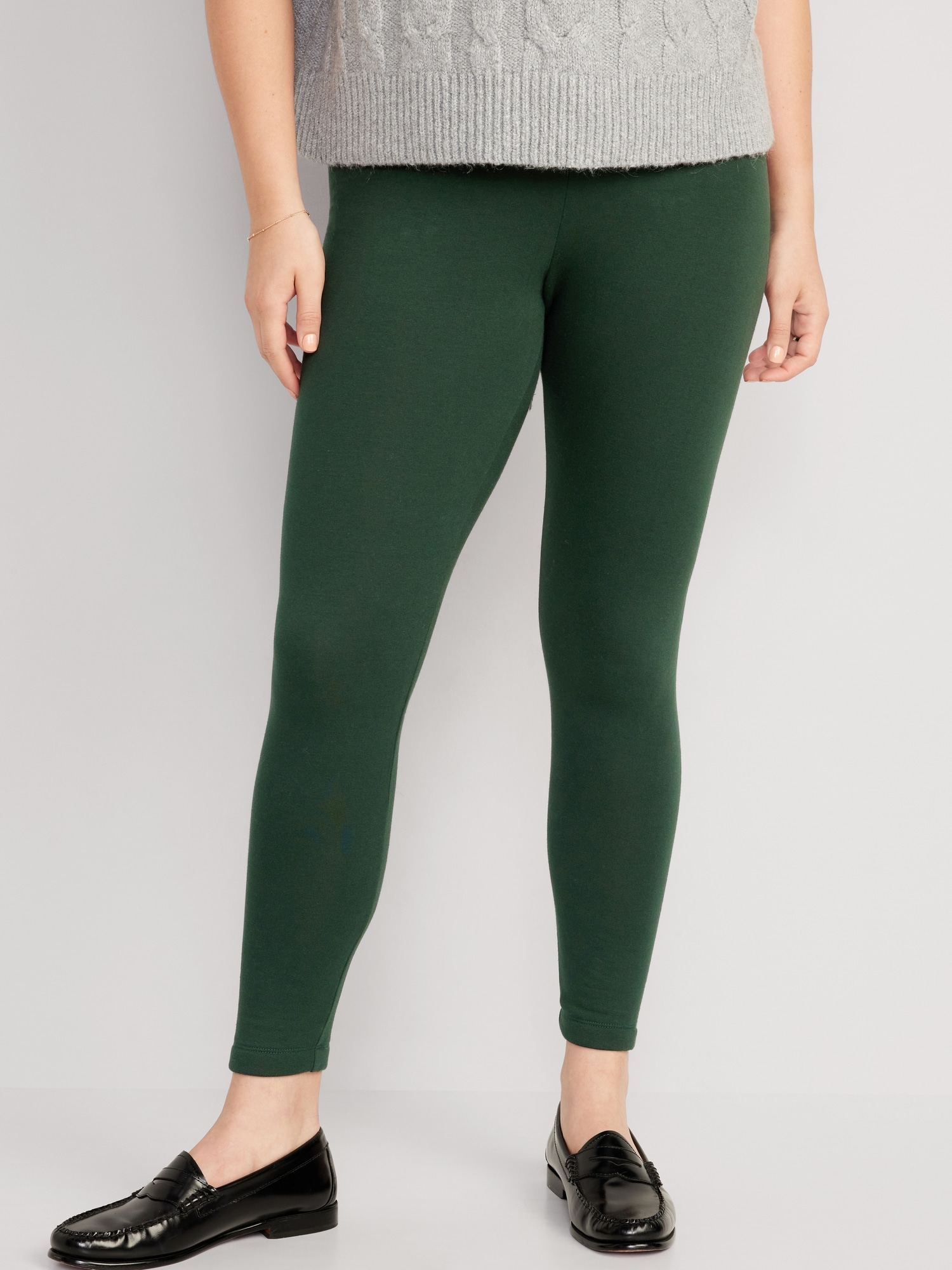 Women's Green Plus-Size Pants & Leggings
