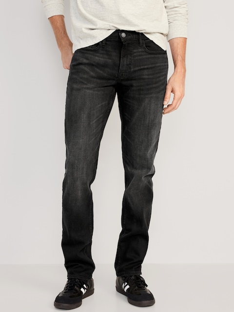 Straight 360° Tech Stretch Performance Jeans - Washed Black