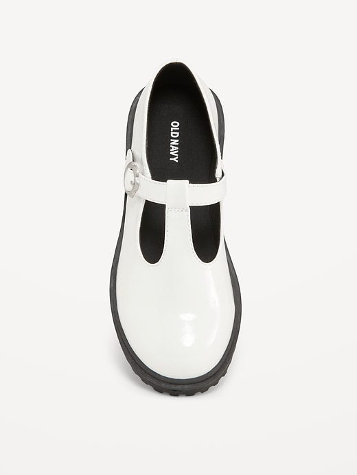 View large product image 2 of 4. Shiny Faux-Leather Mary-Jane Shoes for Girls