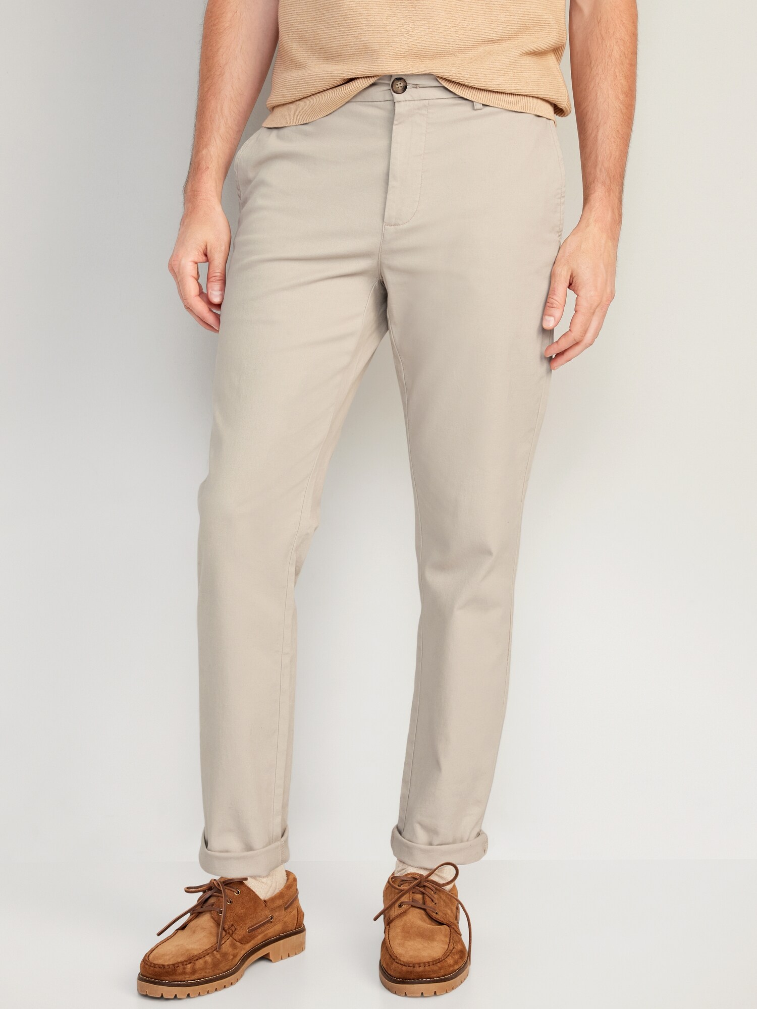 Jack & Jones Men's Slim Stretch Cotton Chinos – Smart Casual Trousers (Sizes 30-40)