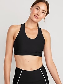 Medium Support PowerSoft Cross-Back Sports Bra for Women