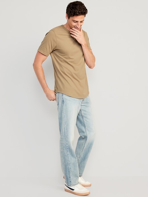 Image number 3 showing, Soft-Washed Curved-Hem T-Shirt
