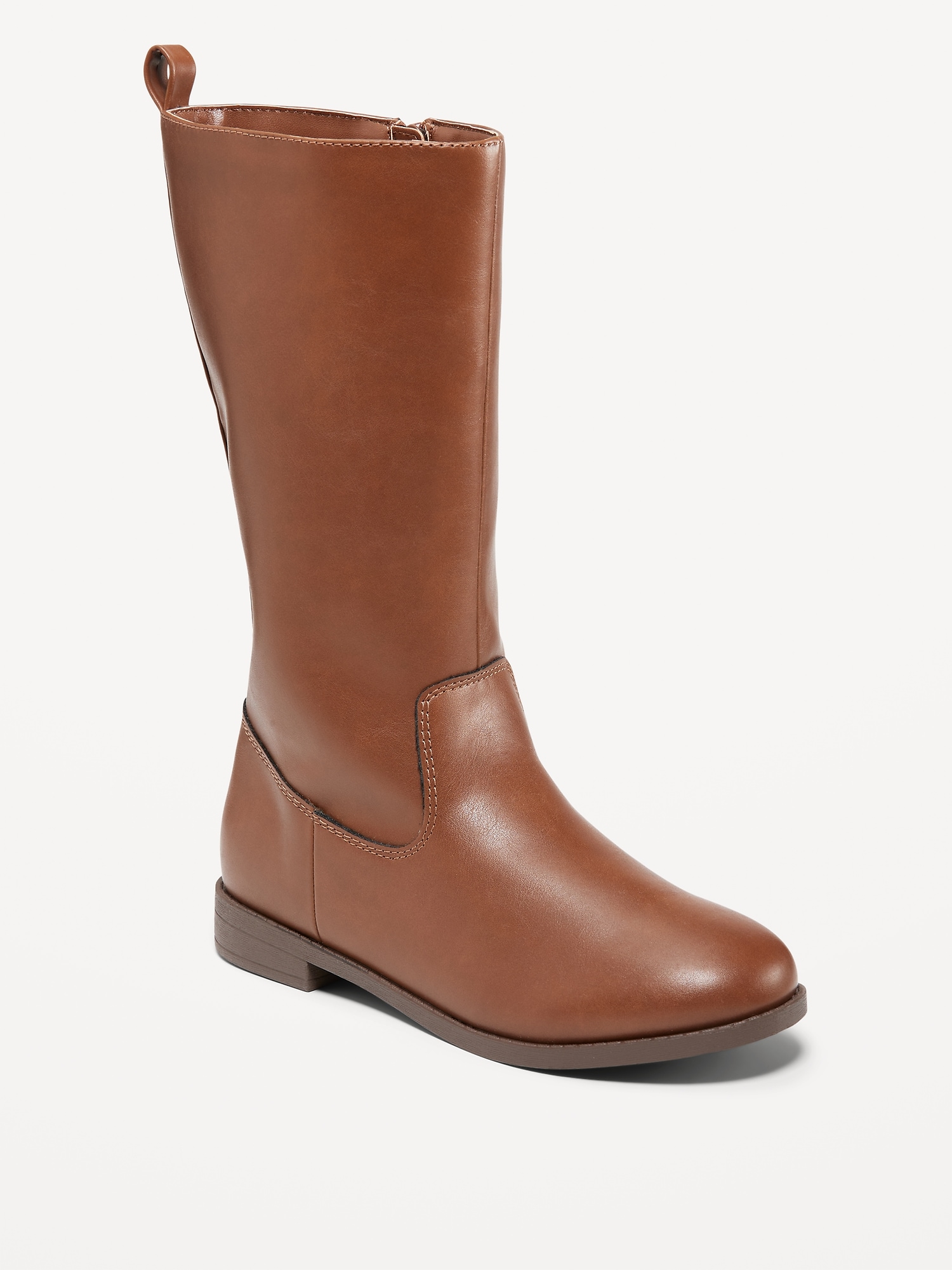 Tall Faux-Leather Boots for Girls