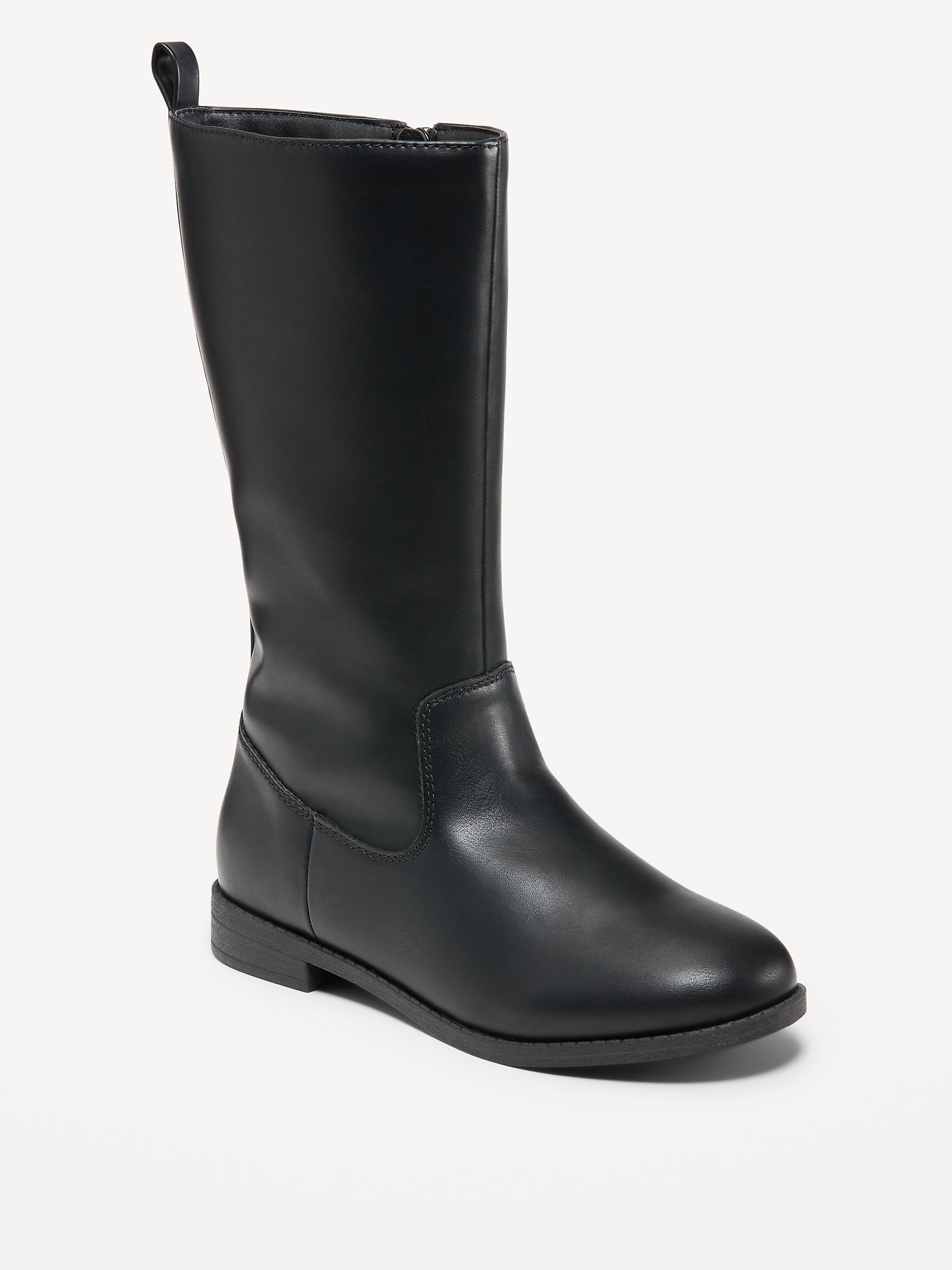 Tall Faux-Leather Boots for Girls