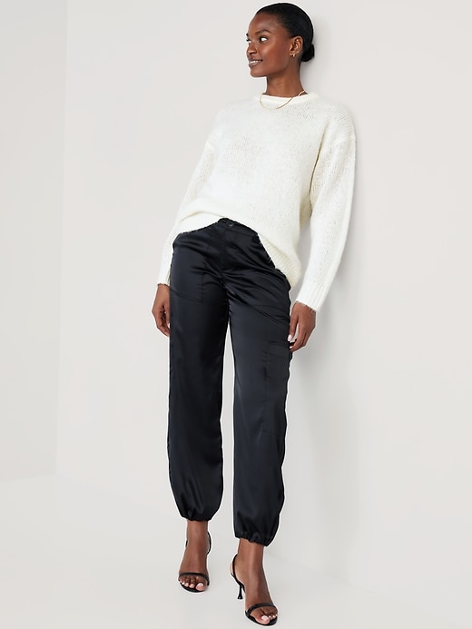 Image number 7 showing, Crew-Neck Tunic Sweater