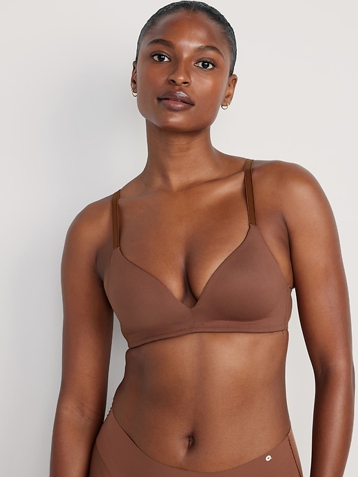 View large product image 1 of 6. Full-Coverage Molded Wireless Bra