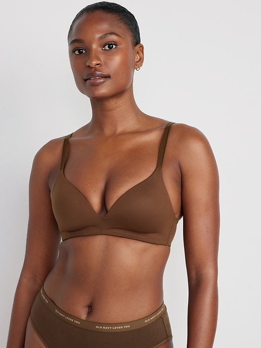 View large product image 1 of 4. Full-Coverage Molded Wireless Bra