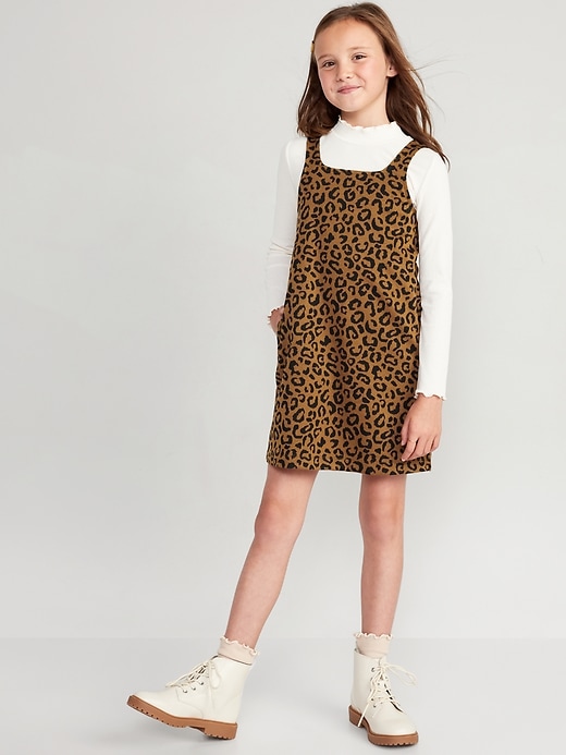 View large product image 1 of 5. Matching Sleeveless Printed Dress & Rib-Knit T-Shirt Set for Girls