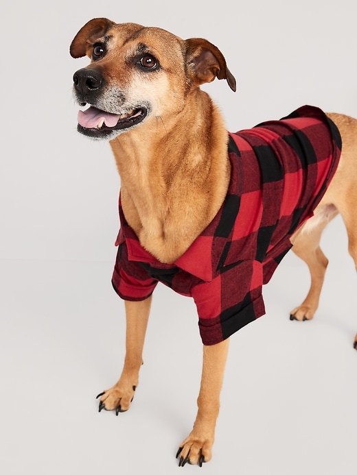 View large product image 1 of 2. Matching Print Flannel Shirt for Pets