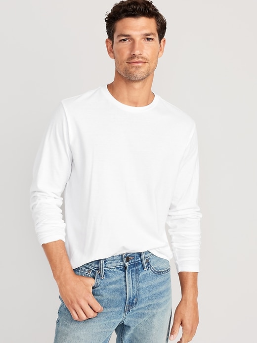 Image number 2 showing, Soft-Washed Long-Sleeve T-Shirt 3-Pack