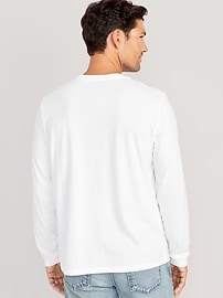 View large product image 3 of 3. Soft-Washed Long-Sleeve T-Shirt 3-Pack