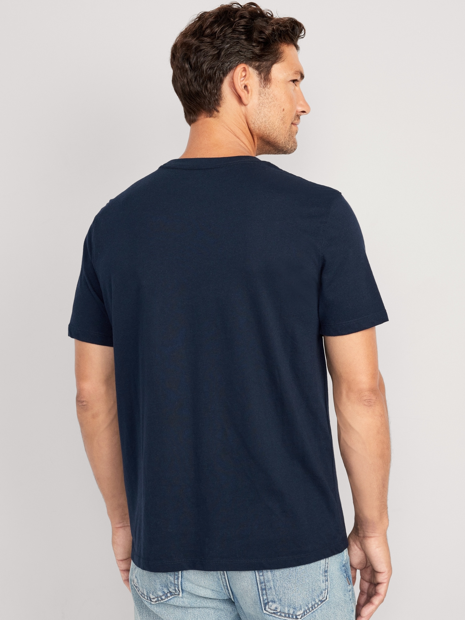 Old Navy Men's Soft-Washed Solid T-Shirt 5-Pack - - Tall Size XXXL