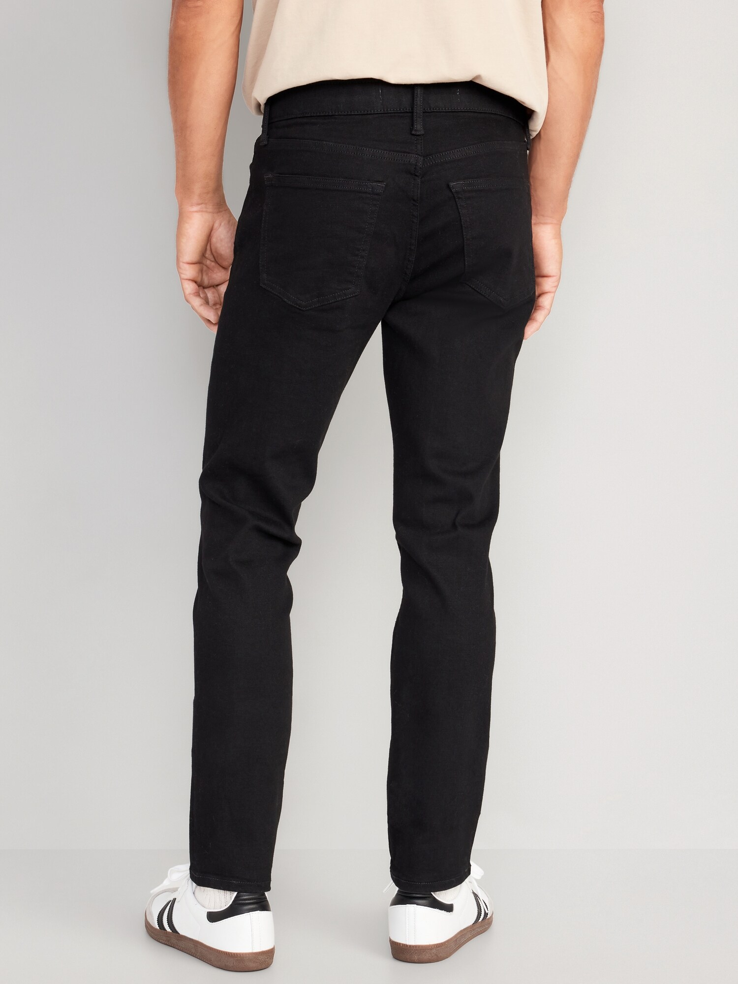 Мужские джинсы Old Navy Slim 360° Tech Stretch Performance, цвет: Чёрный — фото 2