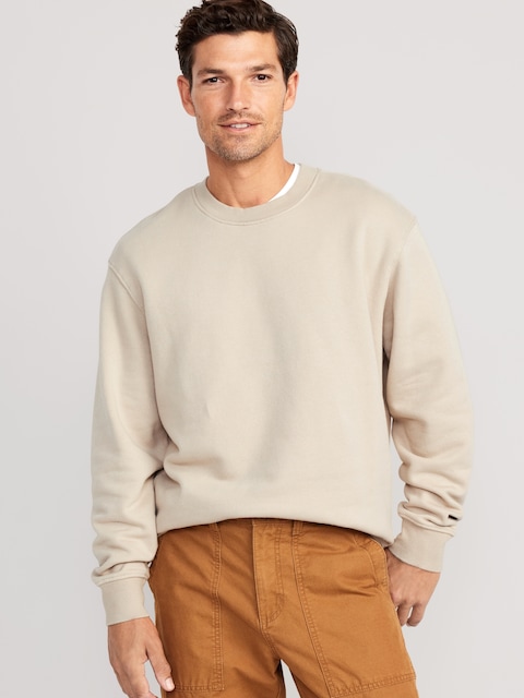 Loose Rotation Crew-Neck Sweatshirt - A Stone'S Throw