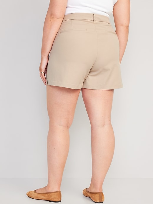 Image number 8 showing, High-Waisted Pixie Trouser Shorts -- 5-inch inseam