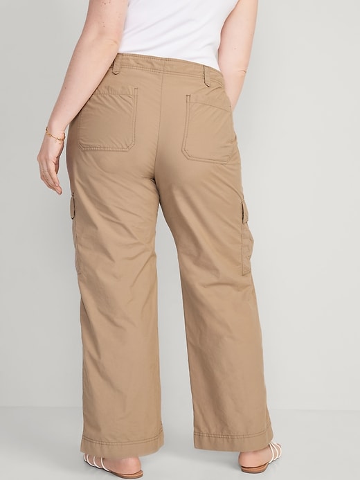 Image number 8 showing, Mid-Rise Wide-Leg Cargo Pants