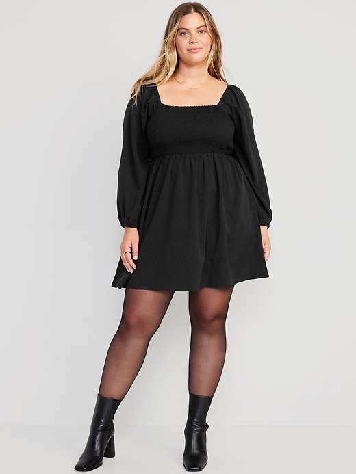 Image number 6 showing, Fit & Flare Long-Sleeve Mini Dress
